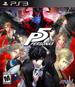 Persona 5 cover art for PlayStation 3 (PS3) video game