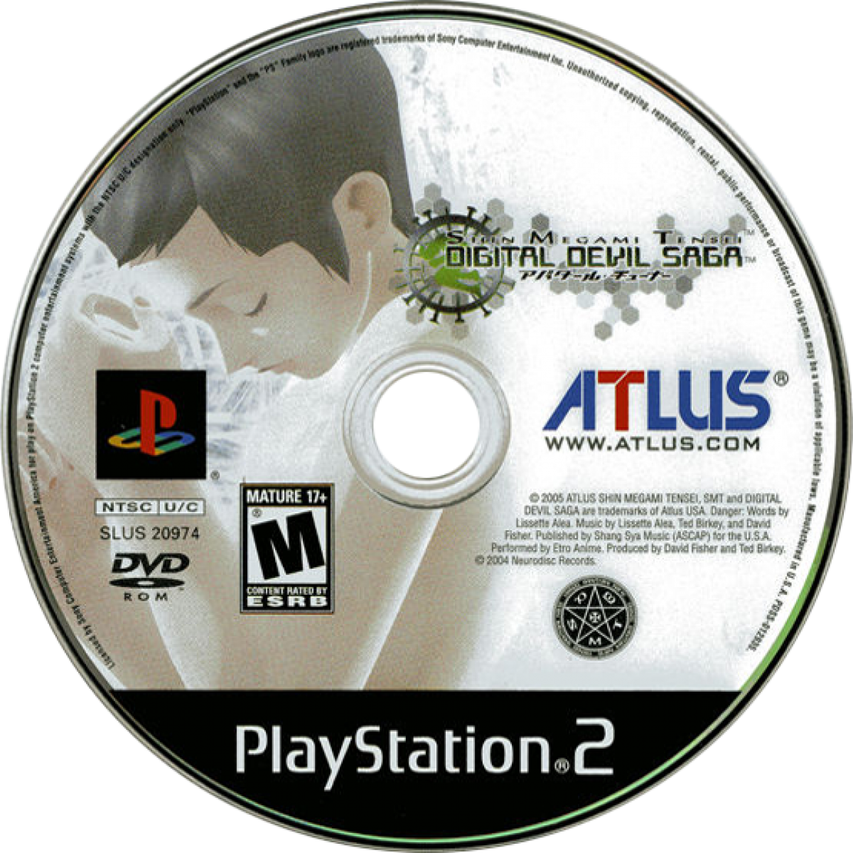 Shin Megami Tensei Digital Devil Saga PlayStation 2 PS2 for role playing video game fans featuring turn based combat demon transformation abilities strategic character progression deep sci fi fantasy storytelling challenging dungeon crawling atmospheric world exploration iconic Atlus JRPG adventure collectible gaming appeal disc