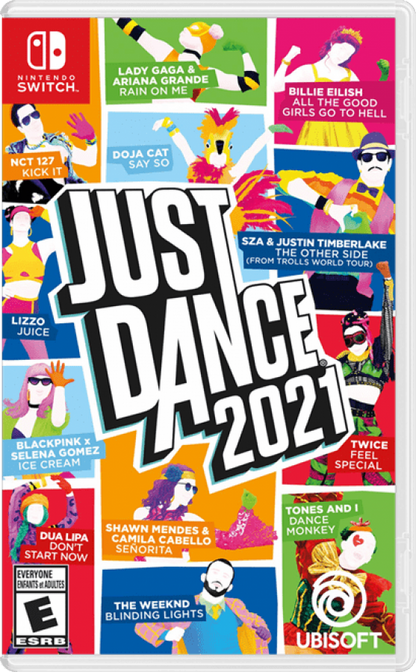 Just Dance 2021 cover art for Nintendo Switch NS video game