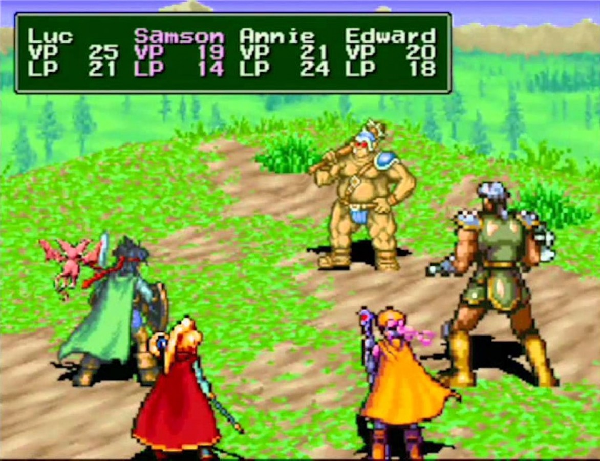 Beyond the Beyond retro fantasy role-playing RPG game for PlayStation 1 (PS1) gameplay