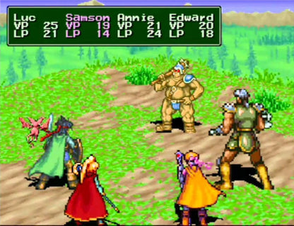 Beyond the Beyond retro fantasy role-playing RPG game for PlayStation 1 (PS1) gameplay