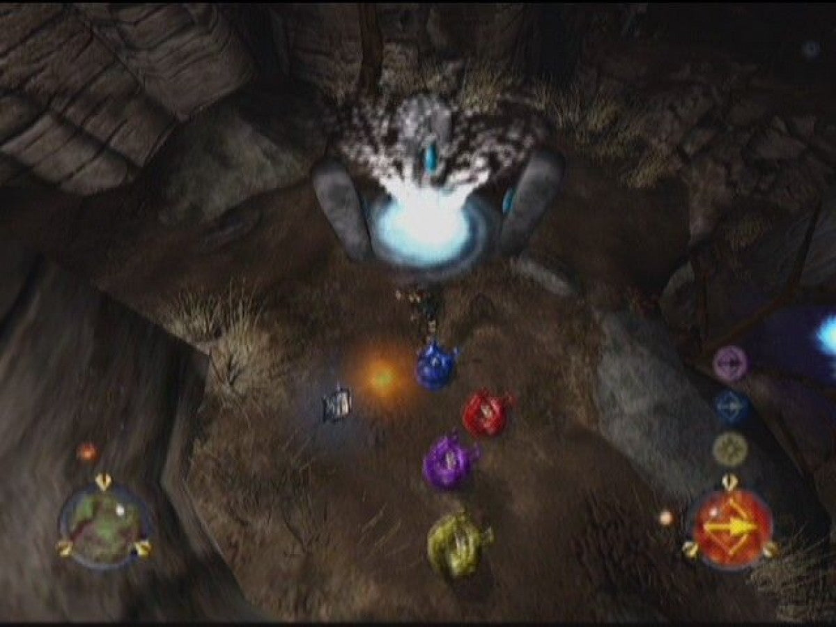 Nightcaster Defeat the Darkness Xbox game featuring action RPG gameplay, spellcasting combat, and dark fantasy dungeon exploration gameplay