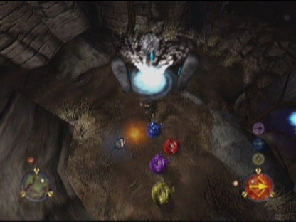 Nightcaster Defeat the Darkness Xbox game featuring action RPG gameplay, spellcasting combat, and dark fantasy dungeon exploration gameplay