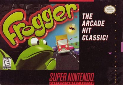 Frogger cover art for Super Nintendo Entertainment System (SNES) video game