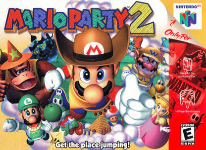 Mario Party 2 cover art for Nintendo 64 (N64) video game