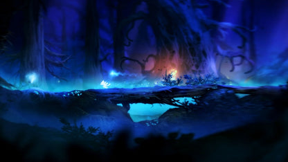 Ori and the Blind Forest Definitive Edition Nintendo Switch action-platformer Metroidvania game beautiful forest visuals spirit guardian Ori gameplay
