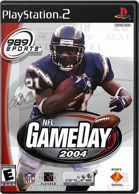 NFL Gameday 2004 cover art for PlayStation 2 (PS2) video game
