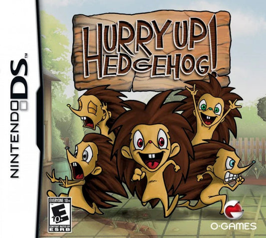 Hurry Up Hedgehog cover art for Nintendo DS (DS) video game