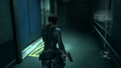 Resident Evil Revelations PlayStation 4 PS4 for survival horror action video game fans featuring third person combat Jill Valentine and Chris Redfield bioterrorism investigations eerie ship exploration puzzle solving weapon upgrades terrifying creatures cinematic storytelling and immersive horror adventure collectible gaming appeal gameplay