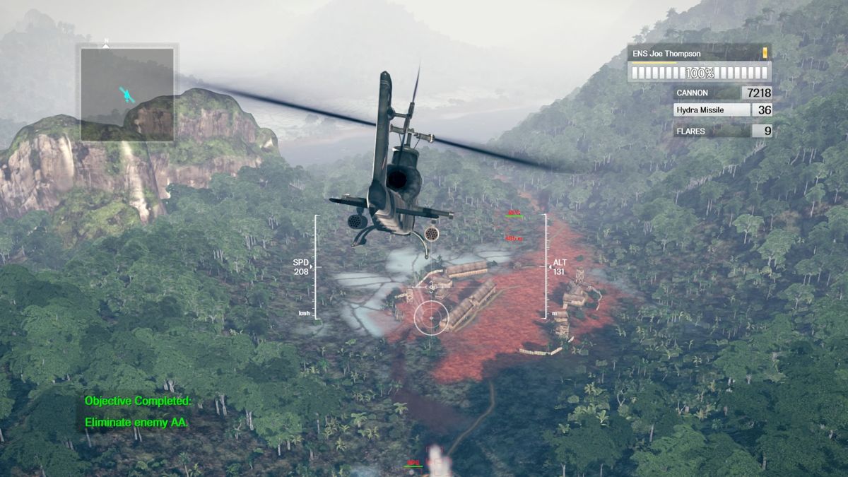Air Conflicts: Vietnam [Ultimate Edition] gameplay for PlayStation 4 (PS4) aerial combat flight simulation game