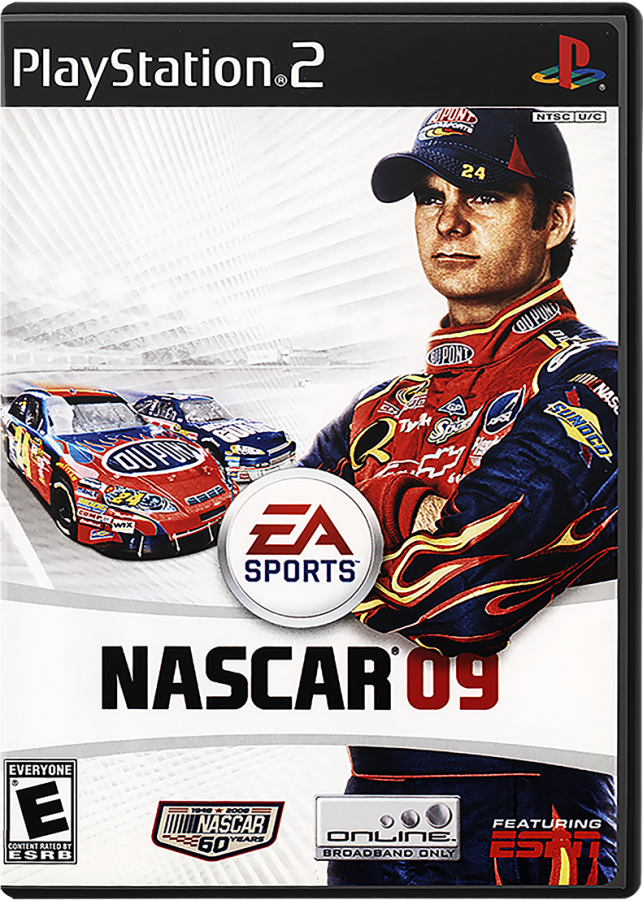 NASCAR 09 cover art for PlayStation 2 (PS2) video game