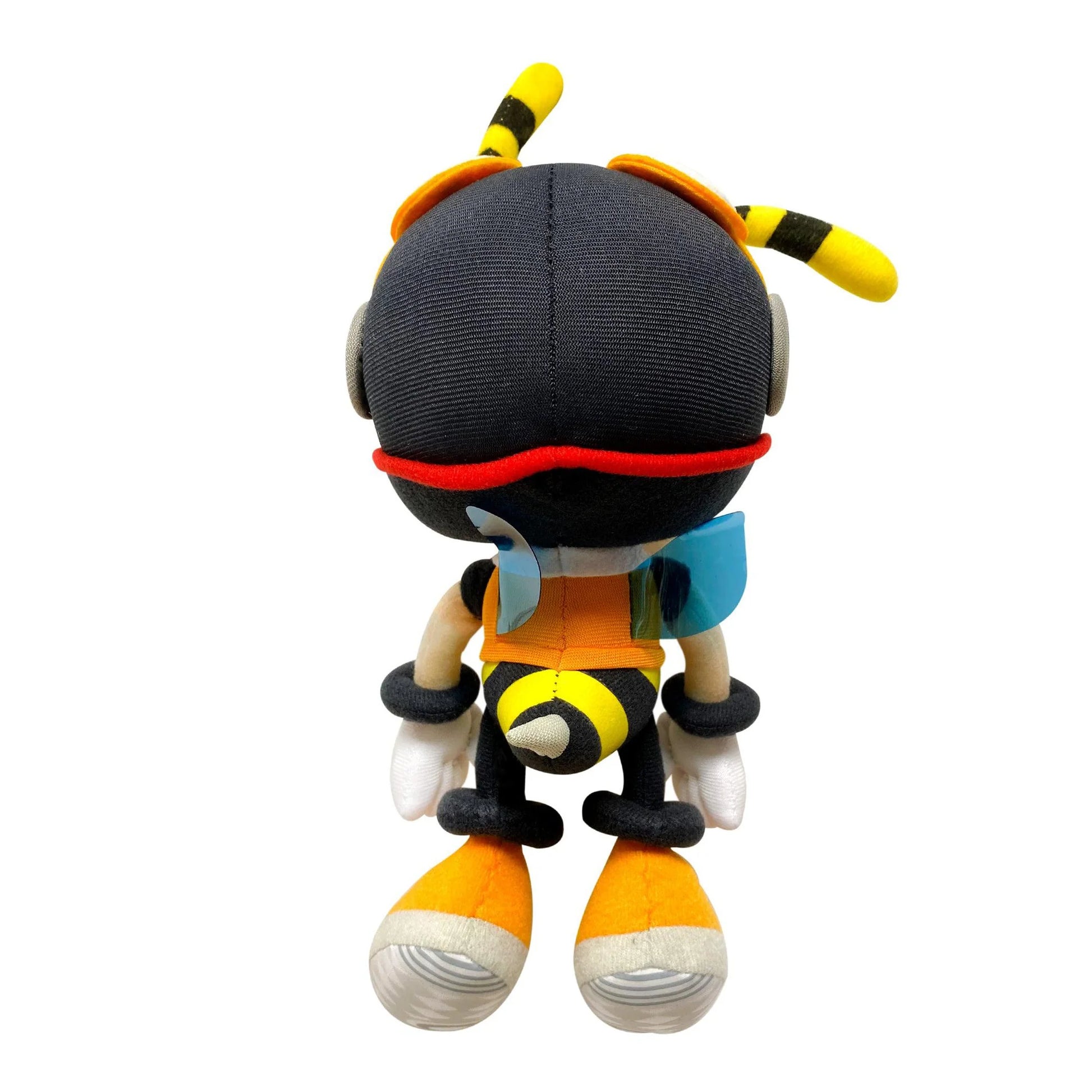 Sonic Charmy the Bee plush toy back view 9 inch soft stuffed character showing wings and striped tail collectible