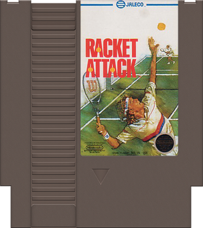 Racket Attack cartridge for Nintendo Entertainment System (NES) retro video game