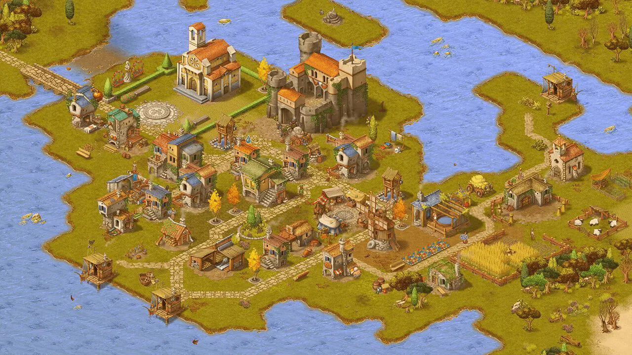 Townsmen A Kingdom Rebuilt Complete Edition import gameplay images for Nintendo Switch NS video game