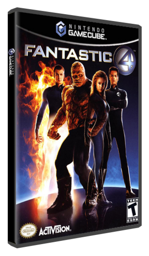 Fantastic 4 cover art for GameCube (GC) video game