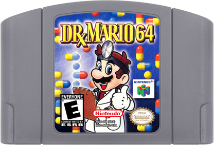 Dr. Mario 64 cartridge for Nintendo 64 (N64) video game