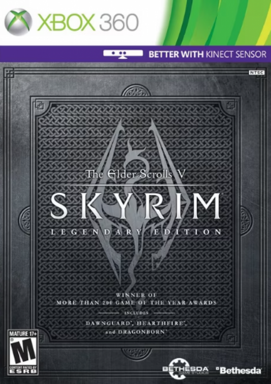 The Elder Scrolls V: Skyrim [Legendary Edition] cover art for Xbox 360 (X360) video game