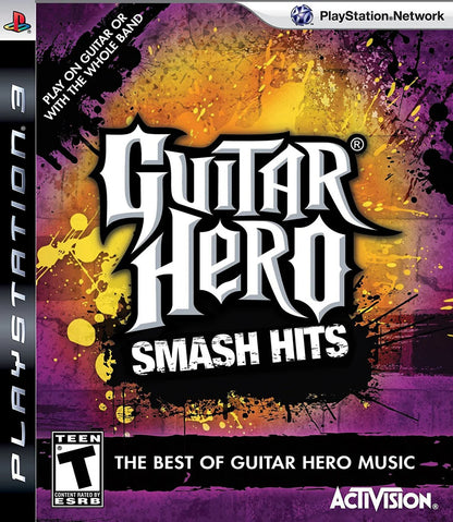 Guitar Hero Smash Hits cover art for PlayStation 3 (PS3) video game