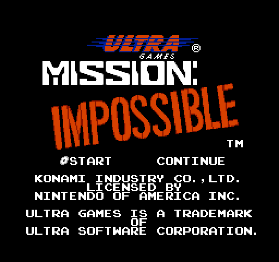Mission Impossible Complete in Box CIB Nintendo Entertainment System NES for retro video game enthusiasts featuring action adventure gameplay secret agent missions puzzle solving stealth elements movie inspired challenges classic 8 bit gameplay complete in box collectible gaming appeal gameplay 