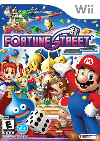 Fortune Street – Nintendo Wii (Wii) board game simulation cover art for video game