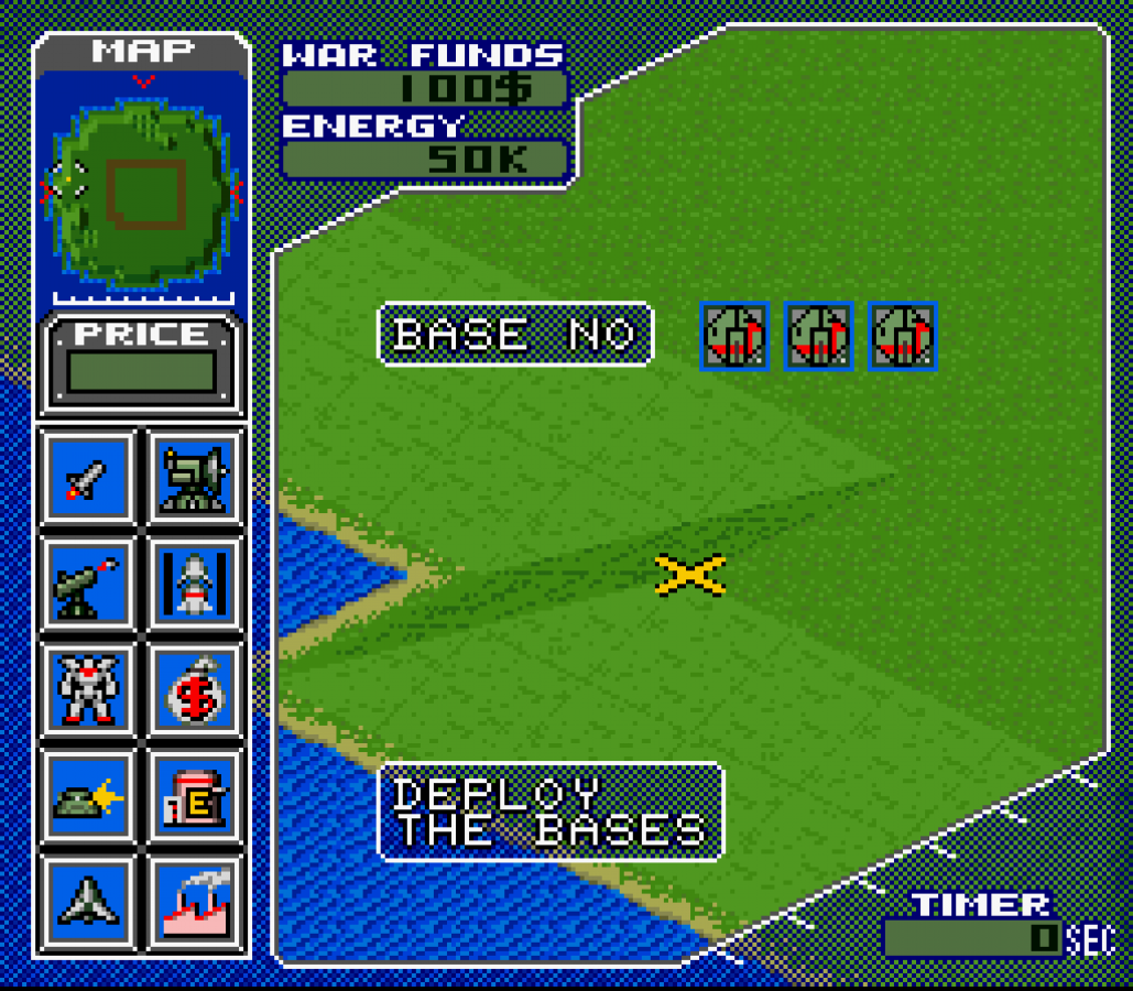 Metal Marines gameplay images for Super Nintendo Entertainment System (SNES) retro video game