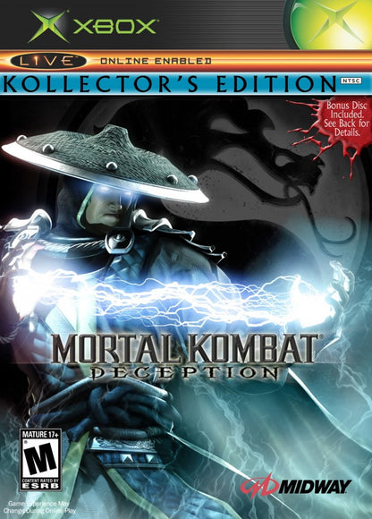 Mortal Kombat: Deception [Kollector's Edition: Raiden][No bonus disc] cover art for Xbox (XBOX) video game