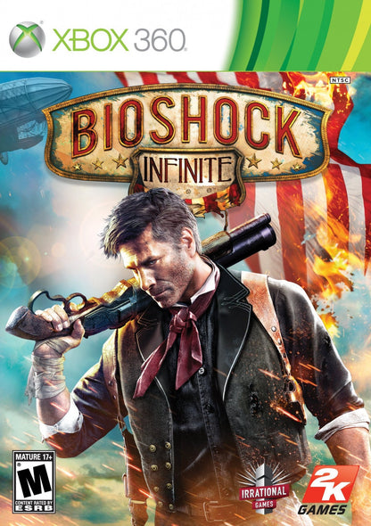 BioShock Infinite Ultimate Songbird Edition Xbox 360 inspired design featuring steampunk sci fi action adventure aesthetic floating city exploration alternate history storytelling powerful Songbird guardian cinematic combat immersive first person gameplay collector edition presentation box art 