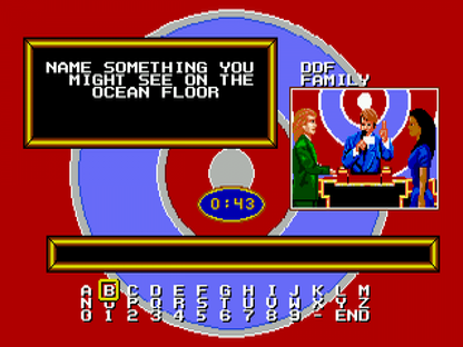 Family Feud gameplay for Sega Genesis (GEN) video game