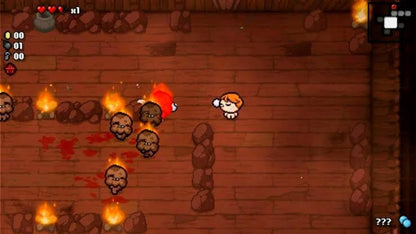 The Binding of Isaac Afterbirth+ Nintendo Switch NS for roguelike action video game fans featuring dungeon crawling randomly generated levels twin stick shooting challenging enemies item collection character upgrades boss battles dark humor multiple playable characters and endless replayable gameplay collectible gaming appeal gameplay
