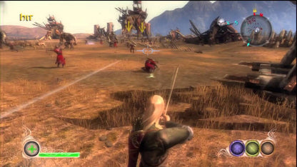 The Lord of the Rings Conquest PlayStation 3 PS3 video game featuring action combat gameplay based on The Lord of the Rings epic battles Middle earth exploration playable heroes and villains melee ranged and magic combat multiplayer action fantasy adventure PlayStation 3 retro video game collection collectible gaming appeal gameplay