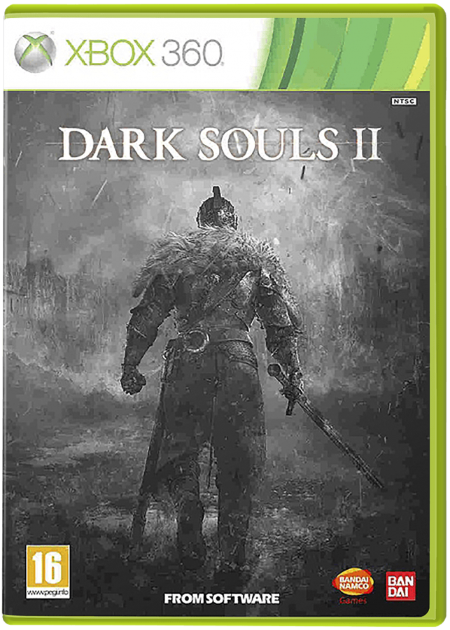 Dark Souls II cover art for Xbox 360 (X360) action role-playing video game