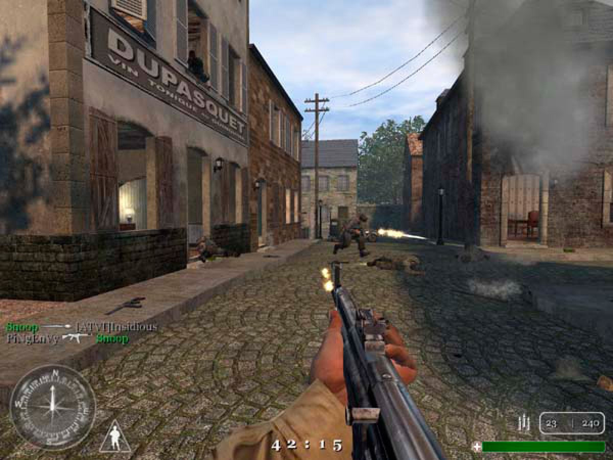 Call of Duty: Finest Hour gameplay for GameCube (GC) World War II first-person shooter video game