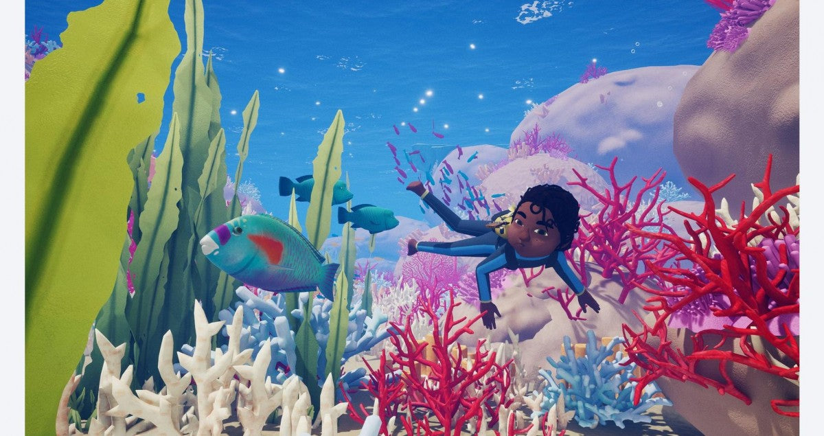 Tchia game play image for Nintendo Switch (NS) video game