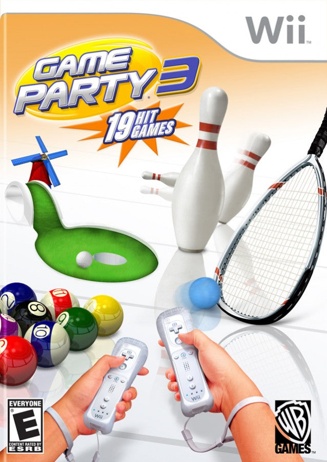 Game Party 3 – Nintendo Wii (Wii) party mini-game collection cover art for video game