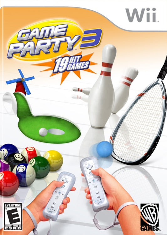 Game Party 3 – Nintendo Wii (Wii) party mini-game collection cover art for video game