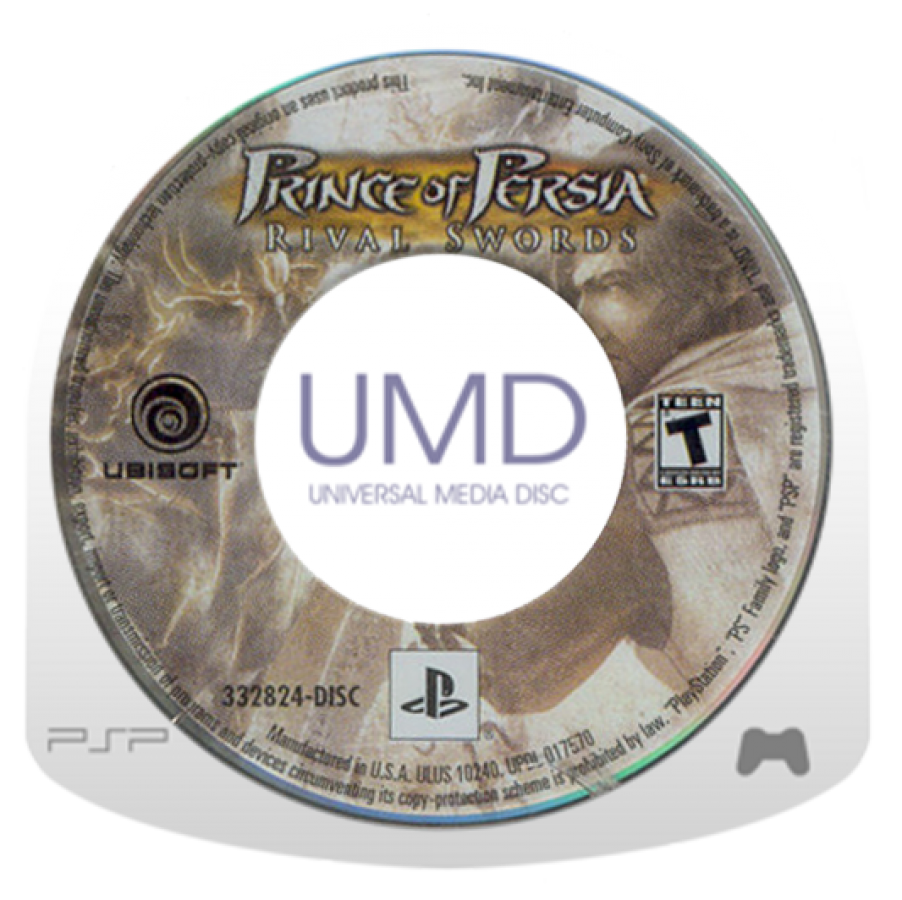 Prince of Persia: Rival Swords disc for PlayStation Portable (PSP) action-adventure game