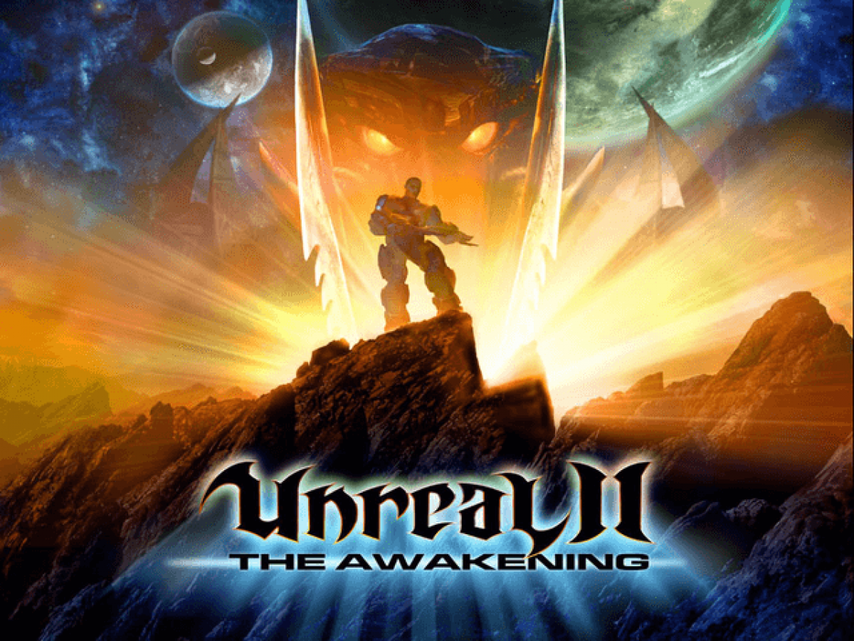 Unreal II: The Awakening title screen for Xbox (XBOX) video game