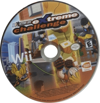 Active Life: Extreme Challenge disc cover art for Nintendo Wii (Wii) video game