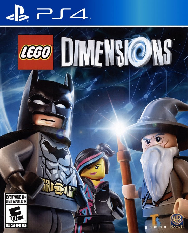 LEGO Dimensions PlayStation 4 (PS4) action puzzle video game cover art