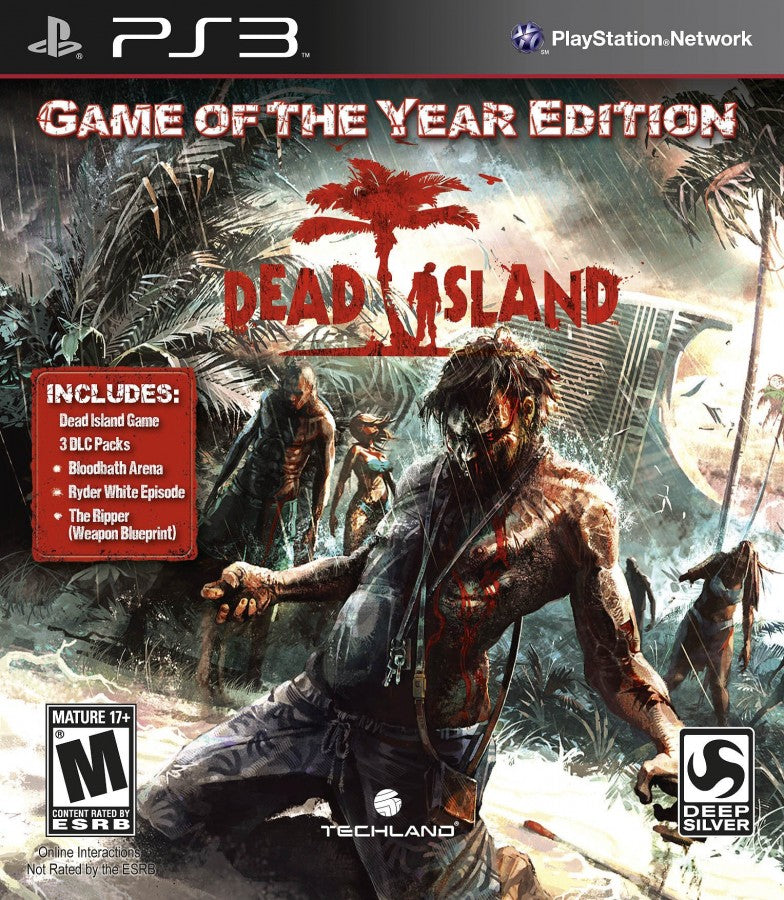 Dead Island Game of the Year Edition cover art for PlayStation 3 (PS3) video game