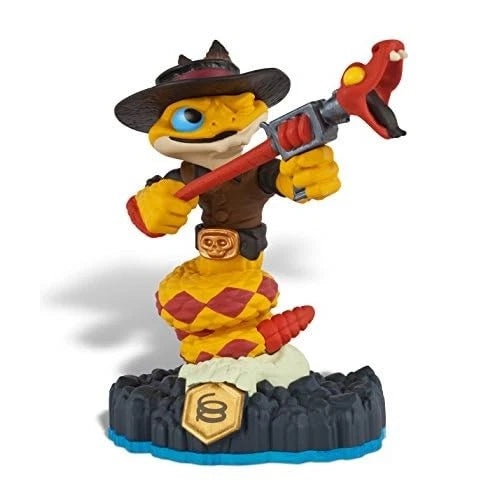 Rattle Shake Skylanders Swap Force character figure collectible toy undead element snake cowboy swapper portal compatible game piece skeletal gunslinger fighter figure for Skylanders fans
