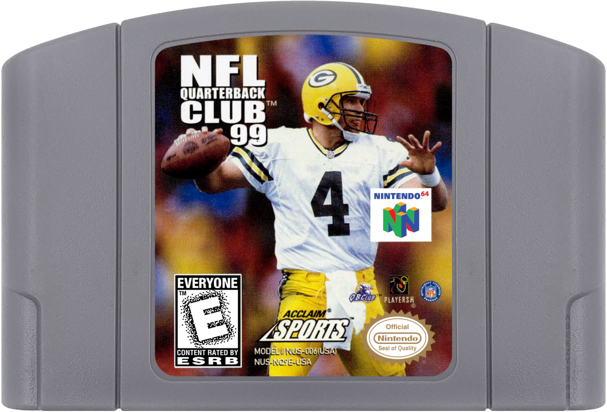 NFL Quarterback Club 99 cartridge for Nintendo 64 N64 video game
