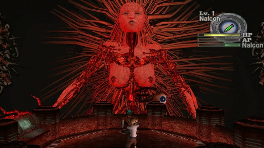 Galerians Ash PS2 Sony PlayStation 2 survival horror action game psychic powers sci fi story survival mechanics third person combat drug induced abilities atmospheric horror exploration retro gaming PlayStation 2 software video game title gameplay
