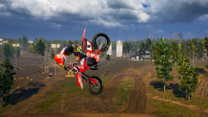 MX vs ATV All Out PAL Xbox One off-road racing video game multiple vehicle types open world environments career mode freestyle events multiplayer competition gameplay screenshot