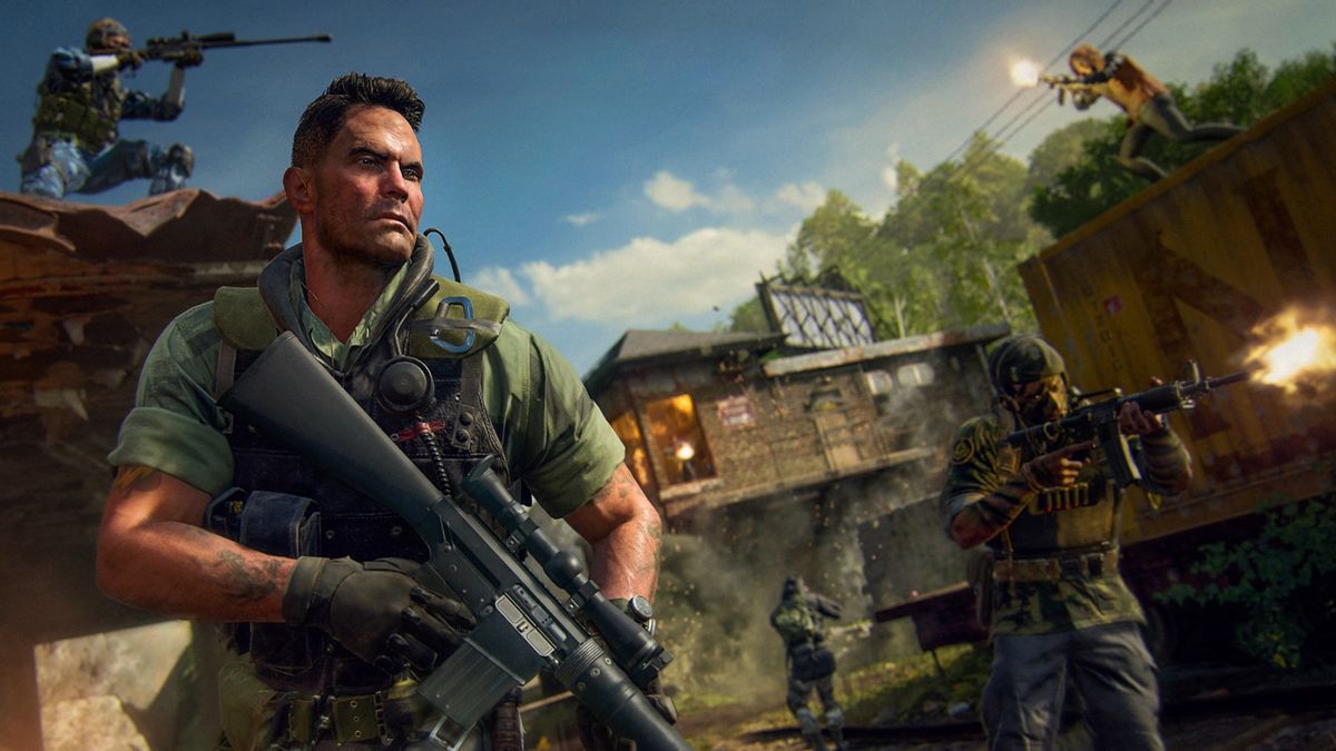 Call of Duty: Black Ops 6 for PlayStation 5 with modern military action and cinematic campaign theme gameplay