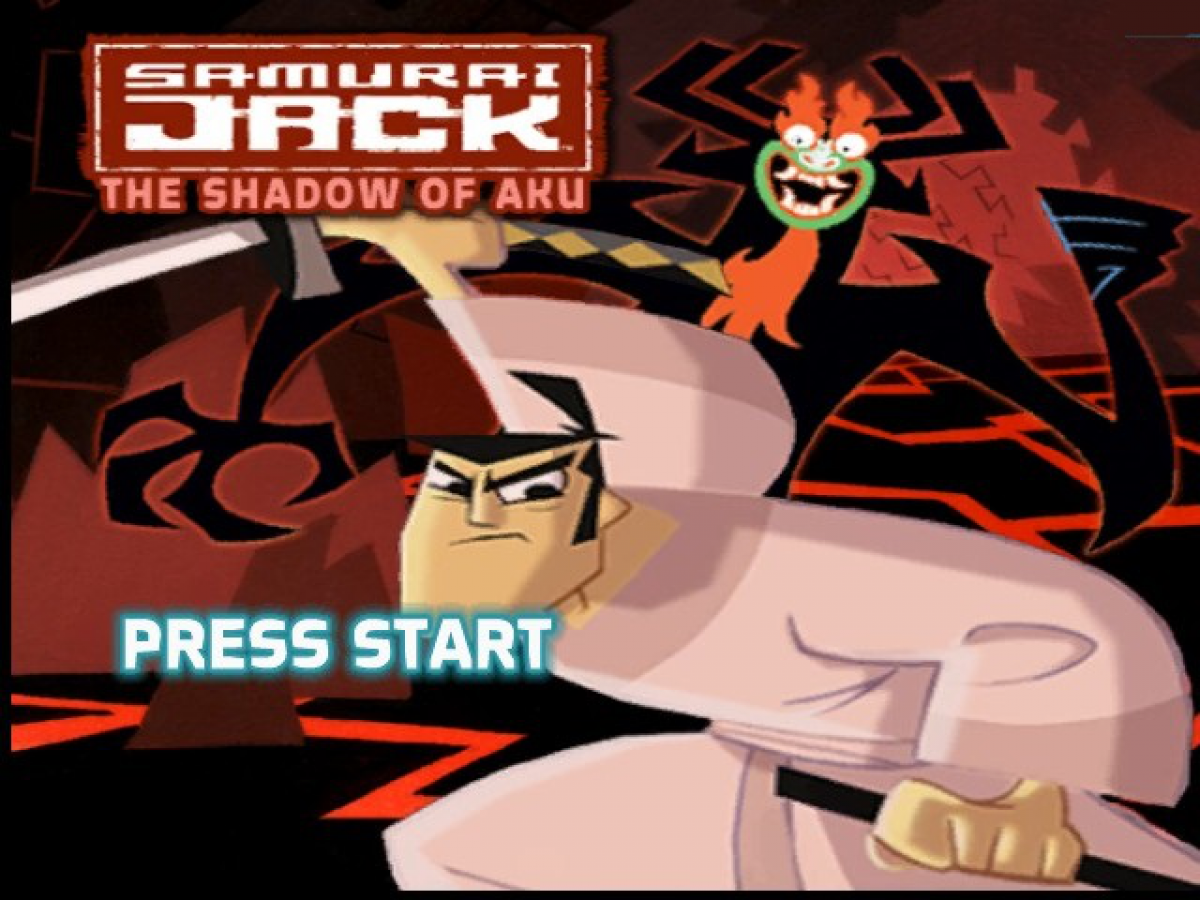 Samurai Jack The Shadow of Aku for GameCube featuring action adventure gameplay based on the animated series gameplay