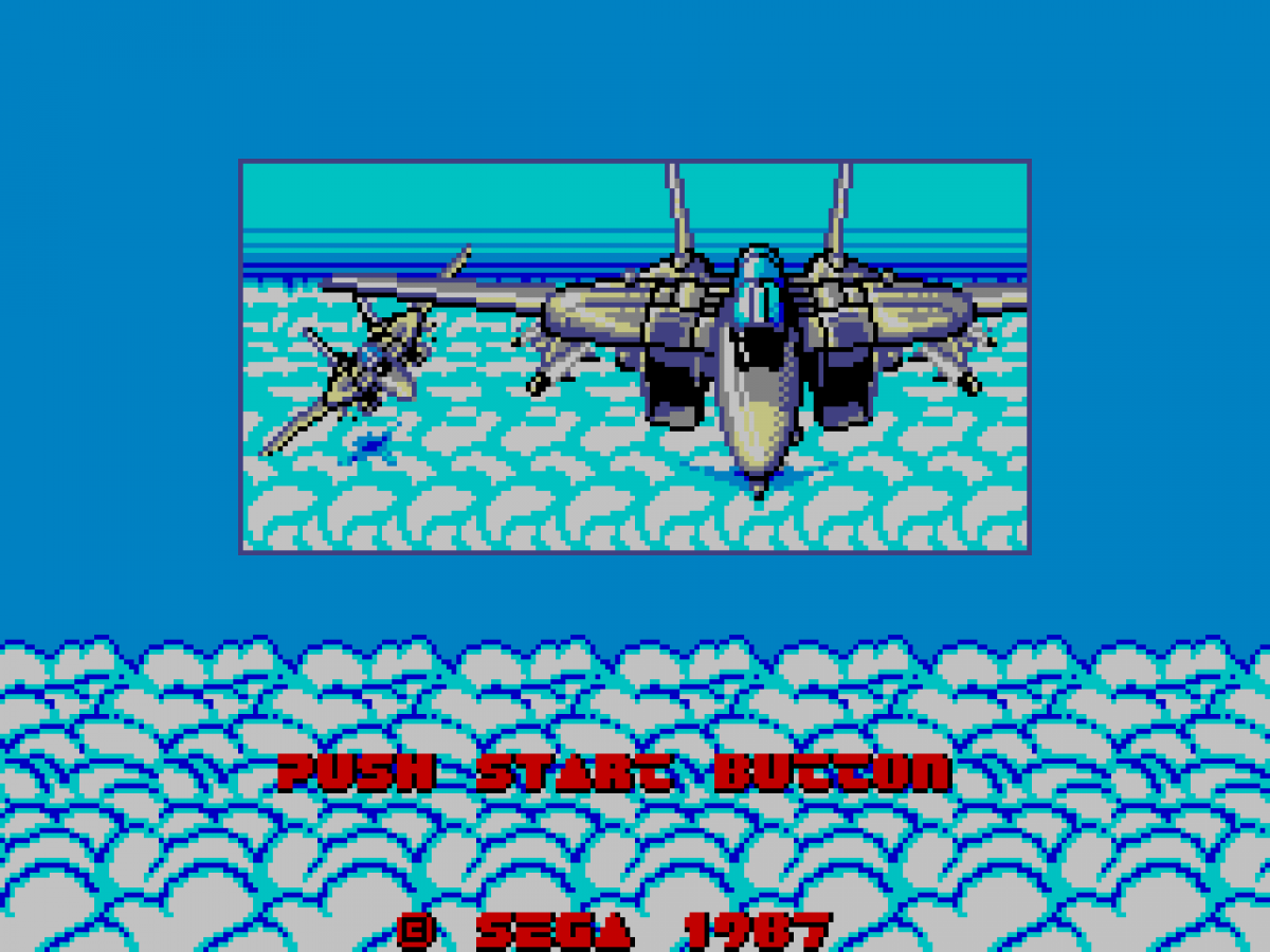 After Burner – Sega Master System (SMS) gameplay for arcade-style flight combat video game