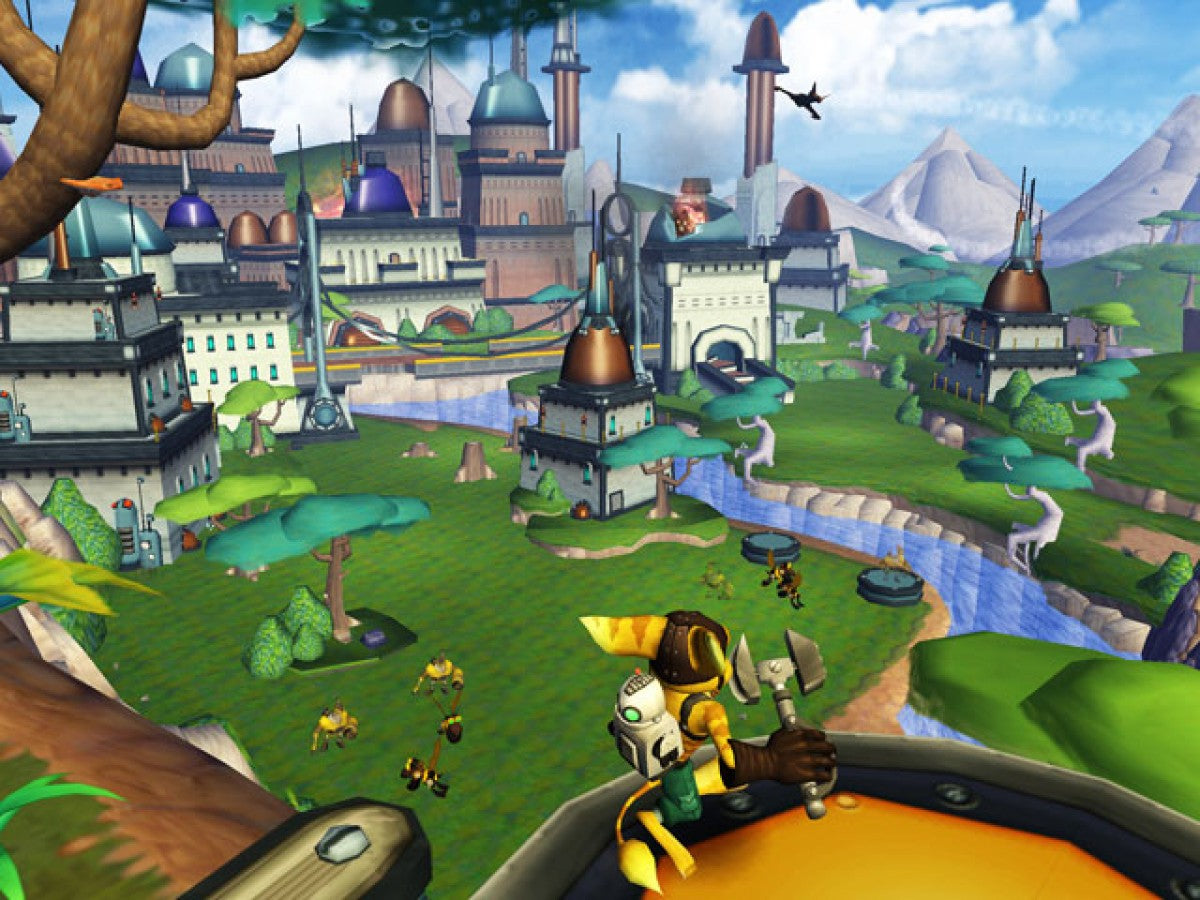 Ratchet and Clank PS2 PlayStation 2 action platformer game retro video game gameplay