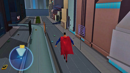 Superman: Shadow of Apokolips gameplay for GameCube game featuring cel-shaded action adventure gameplay inspired by the animated series 