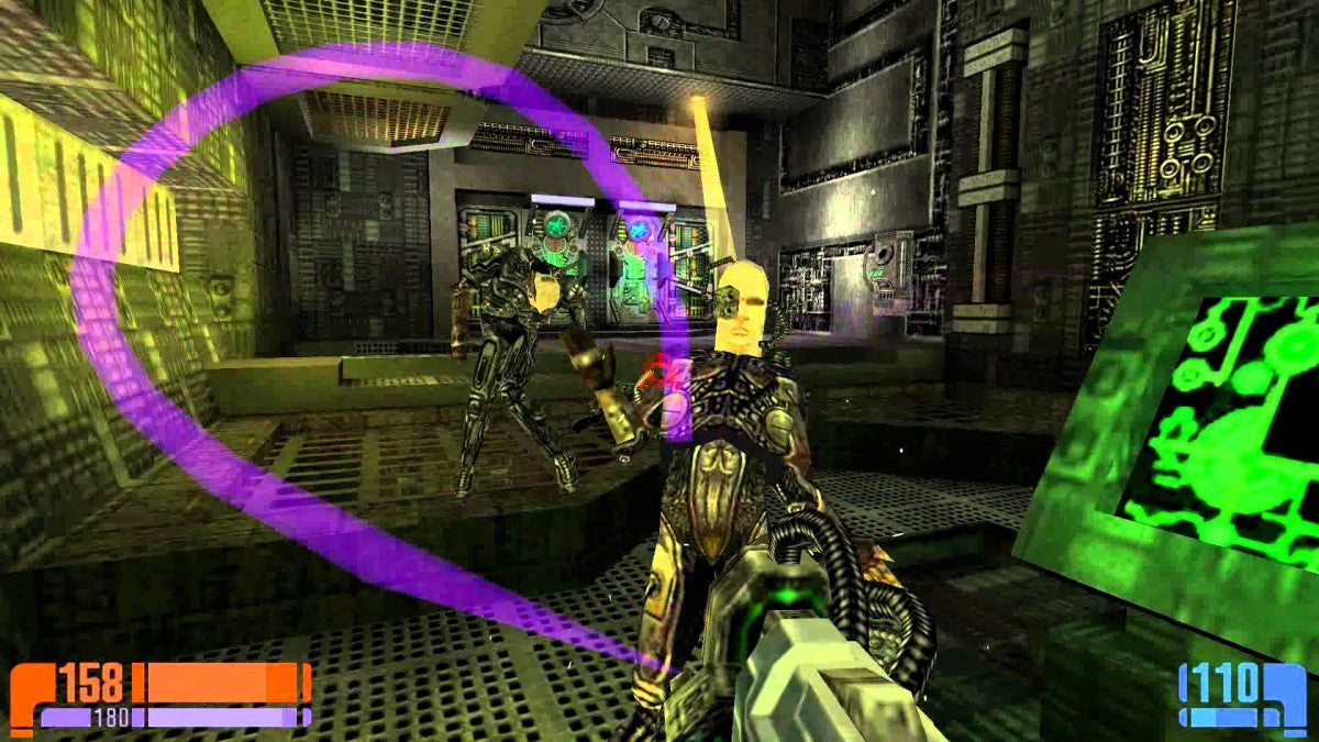 Star Trek Voyager Elite Force PlayStation 2 PS2 retro video game first person shooter gameplay